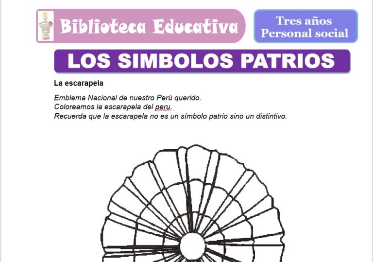 Los símbolos patrios para Nivel inicial de tres años – Biblioteca Educativa